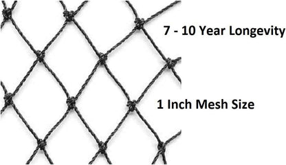Excursions Aviary Netting 1" Heavy Knotted Poultry Net (25' x 100')