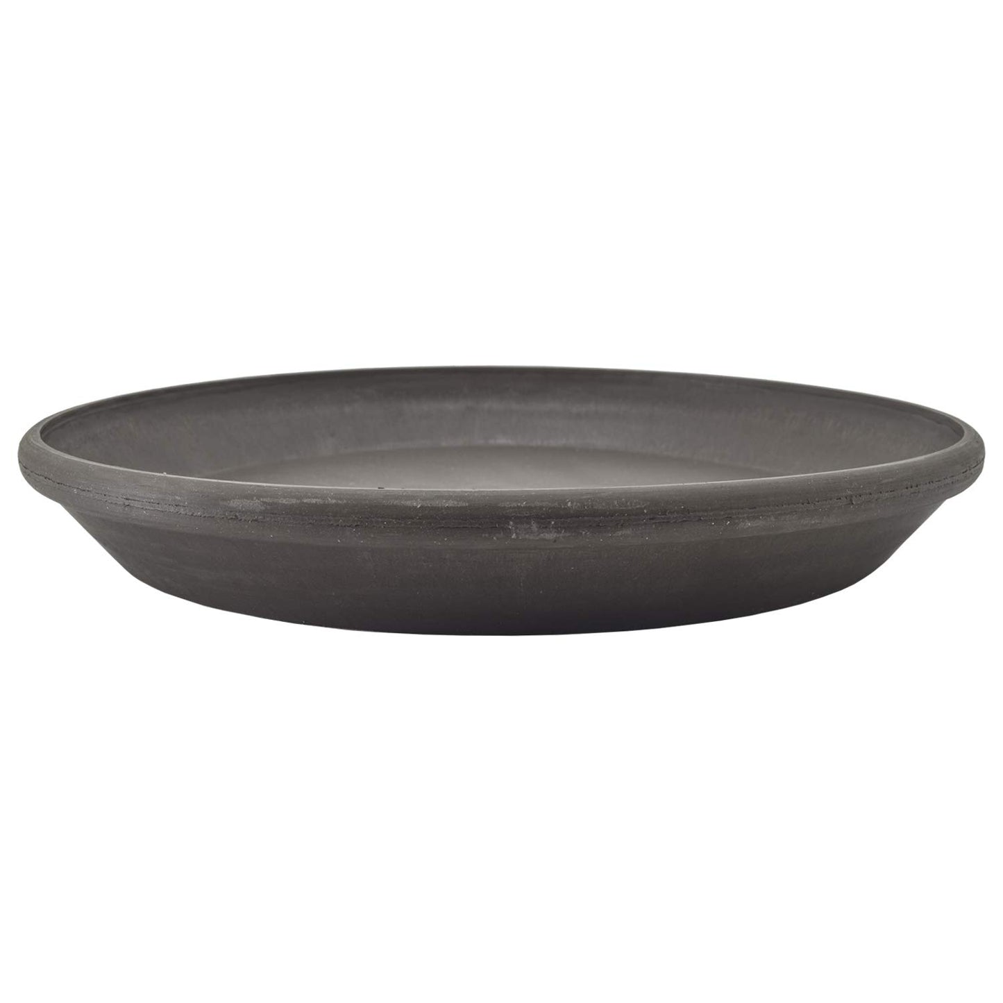 PSW Pot Collection AP35DC 14-inch Plastic/Stone/Wood Composite Plant Saucer Drip Tray – No Drainage