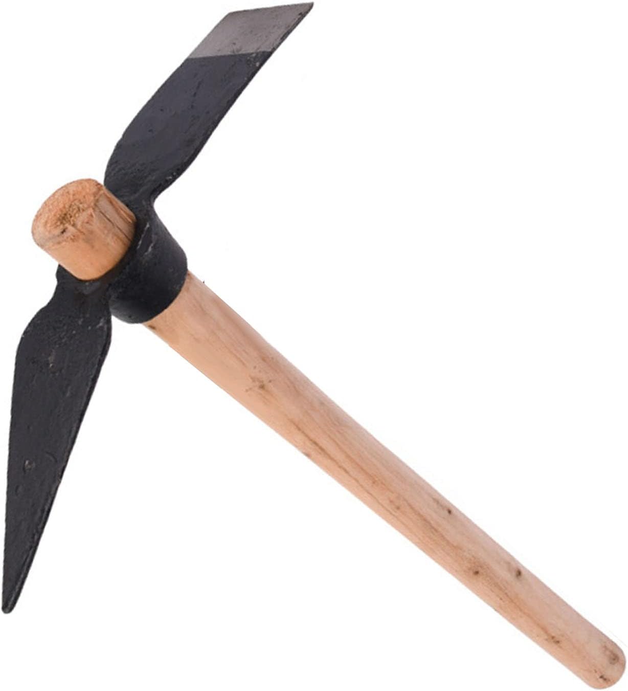 Garden Hoe Pick, 15.7 Inch Weeding Mattock Hoe Garden Pick Axe Multipurpose Gardening Hand Tool for Gardening Cultivator Weeding Seeding Turning Soil ﻿
