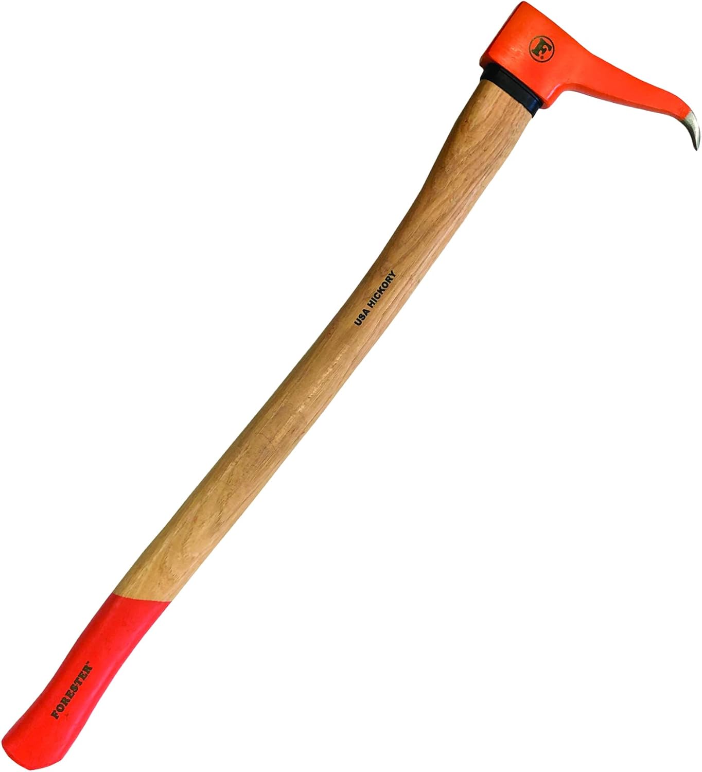 FORESTER Pickaroon Logging Tool 28in | USA Hickory Handle | Hookaroon Logging Tool | Log Roller Tool & Forestry Tools for Dragging and Stacking Logs
