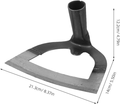DOITOOL Stainless Steel Garden Hoe Tool Hollow Weeding Cultivator for Soil Loosening Planting and Tillage 8.38X5.51 Inches Durable Gardening Hand Tool