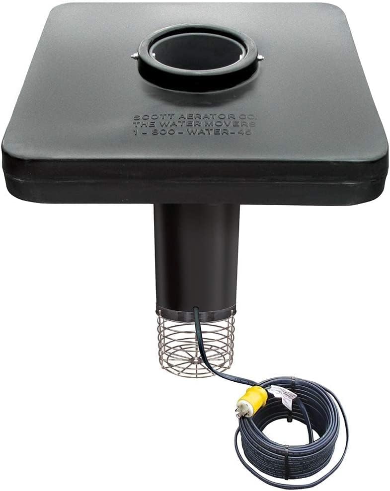 Scott Aerator DA-20 Display Pond Aerator - 1 Horse Power 115V 70ft Cord | Aerating Pond Fountain for up to 1 Acre Ponds | Pond Aerator Pump for Small Ponds | Pond Aeration Systems