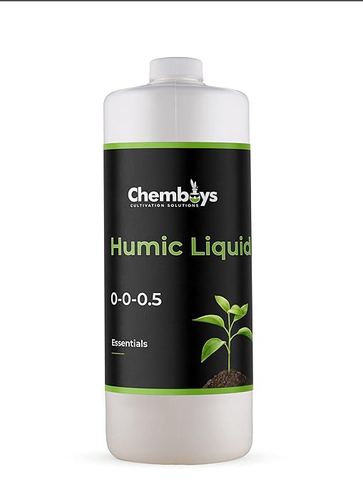 Chemboys Organic Humic Acid with Fulvic – Liquid Carbon Concentrated Plant Supplement for Increased Nutrient Uptake, Soil, Lawns, Hydroponics & Garden – Soil Conditioner Plant Food Enhancer - 4 fl oz