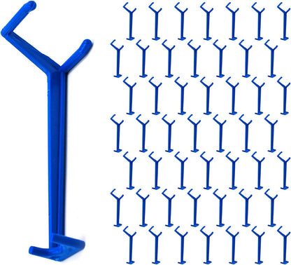 Fruit Tree Limb Spreaders Adjustable Plant Branch Benders, Tree Branch Spreaders to Nudge Limbs for Most Fruit Trees,Blue,50 Pcs(Blue)