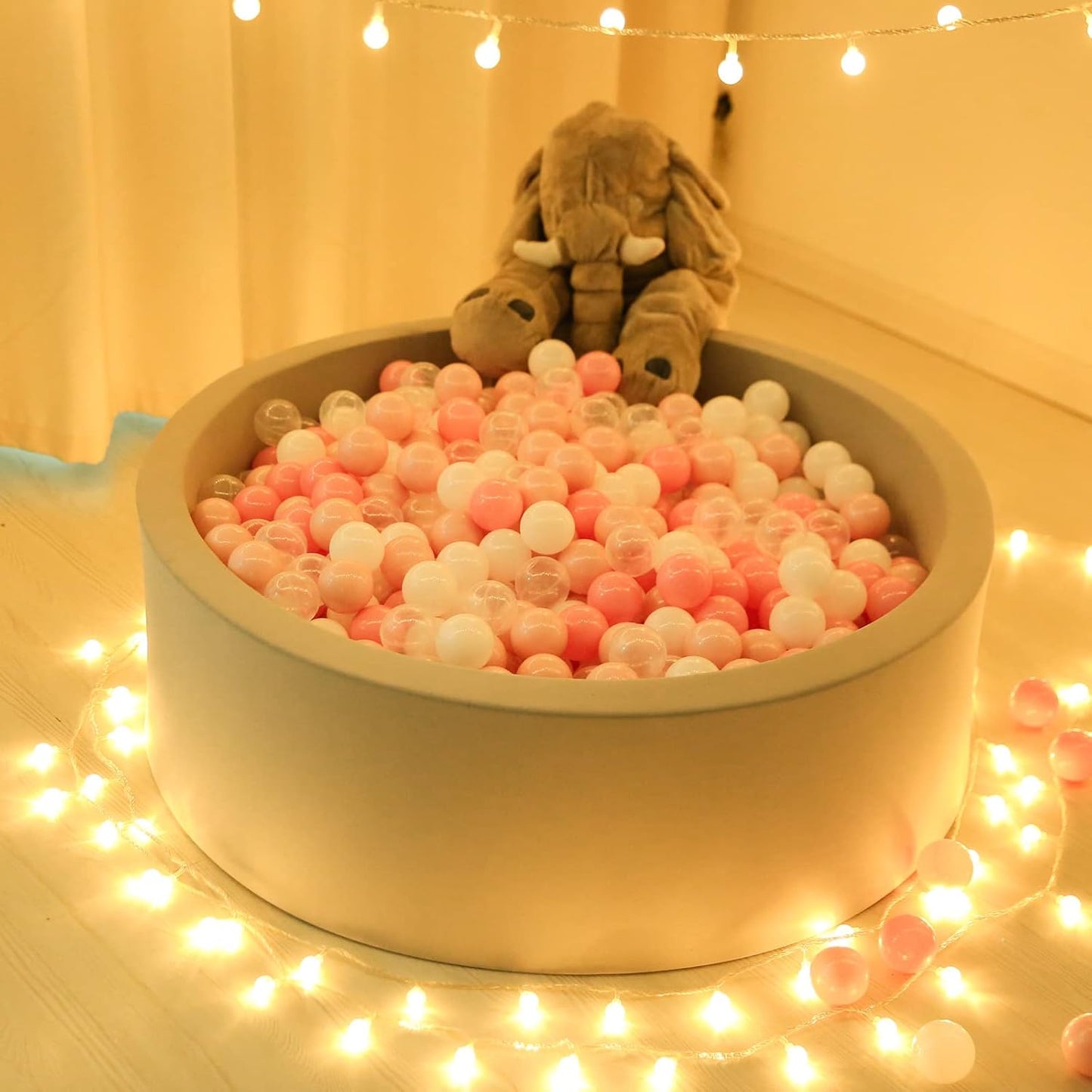 TRENDPLAY Plastic Balls for Ball Pits - Hollow Balls- Safe and Exciting Playtime - Perfect for Baby Pools, Birthday Party Decoration