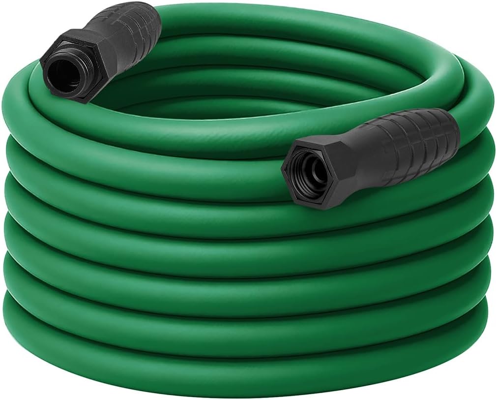 Flexzilla Colors SwivelGrip Garden Hose 5/8 in. x 75 ft., Lightweight All-Weather Water Hose, Durable and Flexible, Leak-Free Connections, Forest Green
