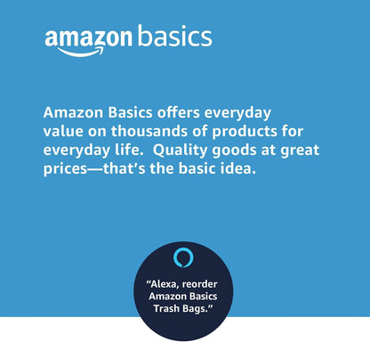 Amazon Basics Lawn & Leaf Drawstring Trash Bags, 39 Gallon, 40 Count (Pack of 4)