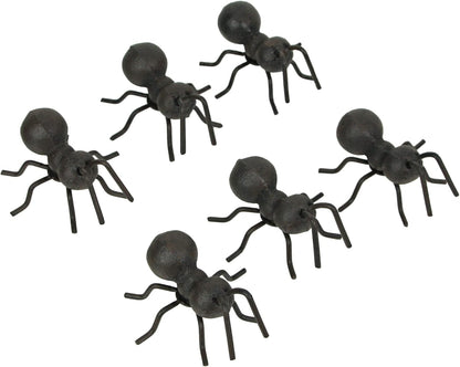 Set of 6 Cast Iron Ant Sculptures Home Garden Decor Metal Outdoor Statue Yard Art
