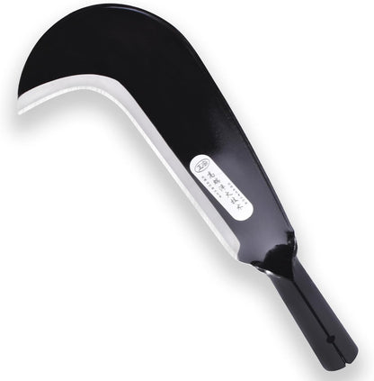 1pce 340mm/13.39in Manganese Steel Billhook Brush Clearing Sickle for Grass,Weeding Tools for Garden,Curved Sawtooth Sickle,Machete Axe for Cutting Trees,Steel Blade Knife in Hand