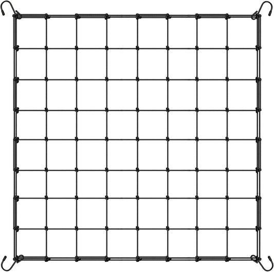 5x5 Heavy Duty Scrog Net with Hooks, Stretchy Net for Grow Tents, Cucumber Trellis for Garden