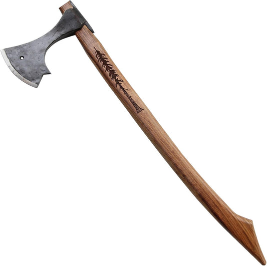 Armory Replicas™ Functional Two-Handed Scandinavian Battle Axe - Tempered High Carbon Steel Boar