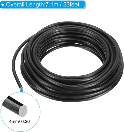 PATIKIL 4mm x 23ft Bonsai Training Wire,Floral Wire Stems Anodized Aluminum Tree Wire for Gardening Branch Fixing,Black