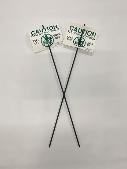 Lawn Treatment Application Stakes & Generic Signs (Economy Style Stake / 1,000 pc. Pack)