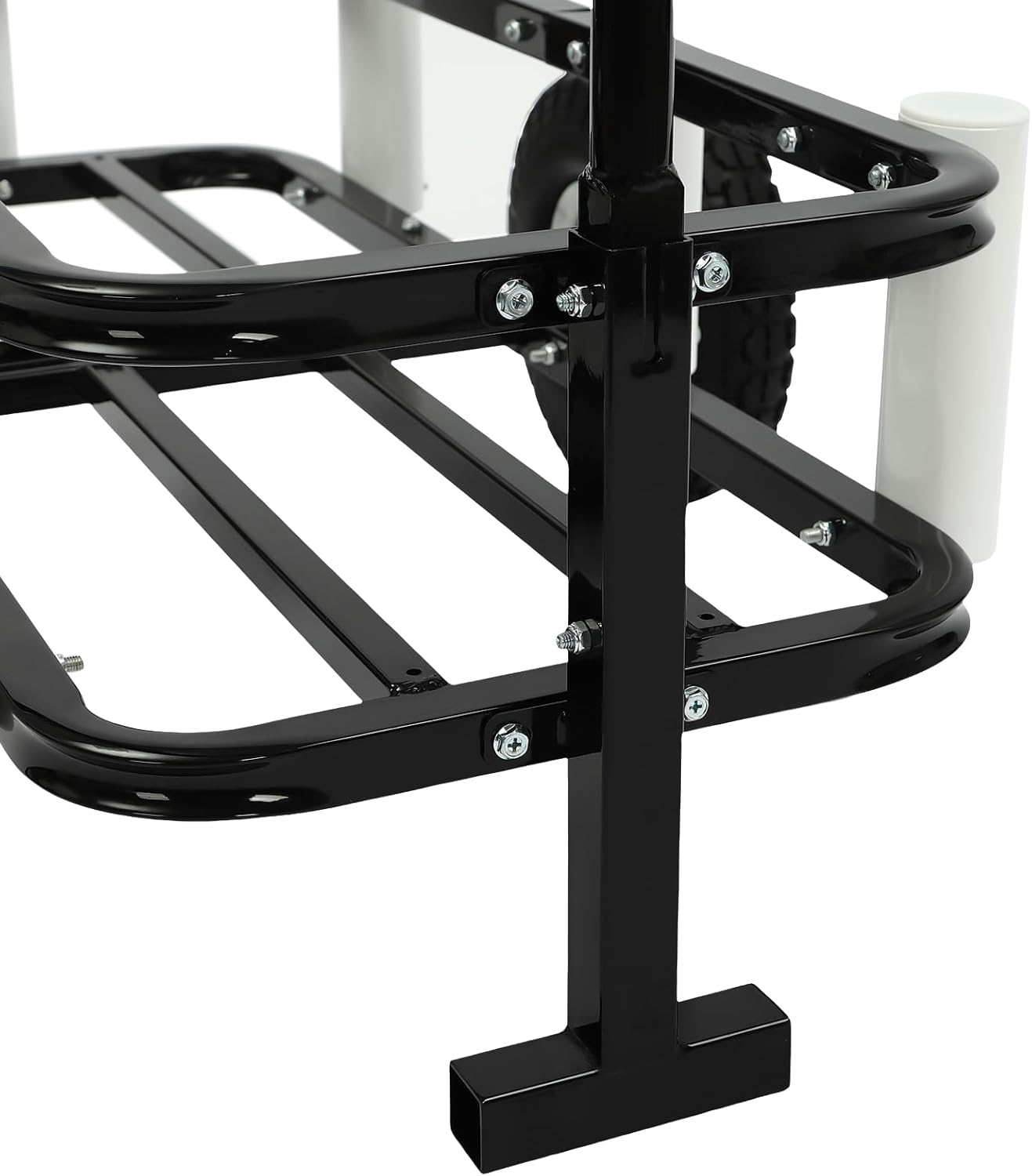 Beach Fishing Cart, 200 LBS Foldable Fishing Cart with Big Wheels, Heavy-Duty Aluminum Pier Wagon Trolley for Beach & Outdoors