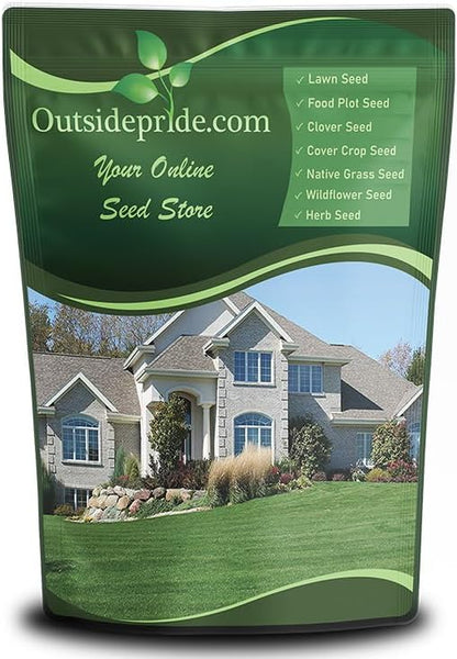 Outsidepride Combat Extreme Southern Zone Grass Seeds for Lawn - 10 lbs. SPF 30 Heat & Drought Tolerant Mix of Turf Type Fescue & Hybrid Bluegrass Seed with OptiGrowth Coating Enhanced Germination