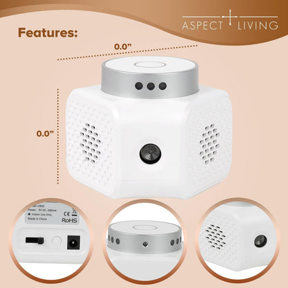 Ultrasonic Pest Repeller Plug in – White 4 Modes Rodent Repellent for Mice, Rats, Squirrels, Bats, Indoor Mouse Deterrent Device for Home, Garage, Attic, Basement, RV