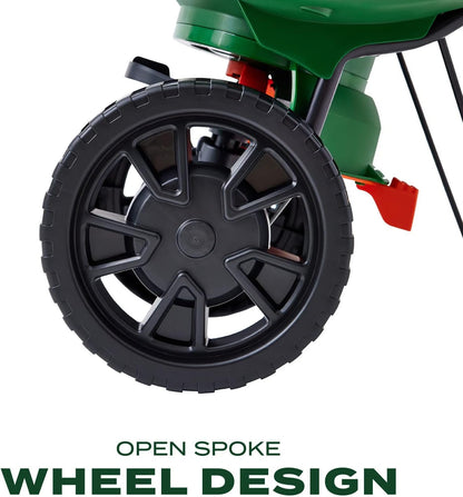 Scotts Turf Builder EdgeGuard Mini Broadcast Spreader for Seed, Weed and Feed, Fertilizer, Salt, Ice Melt, Push Spreader Holds up to 5,000 sq.ft. Product