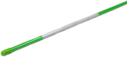 5ft Green Pro Snow Stakes - 60" x 5/16" Driveway Markers, Pointed Tip, Hy Viz Reflective Tape, Armor Cap (Choose Quantity) (10)