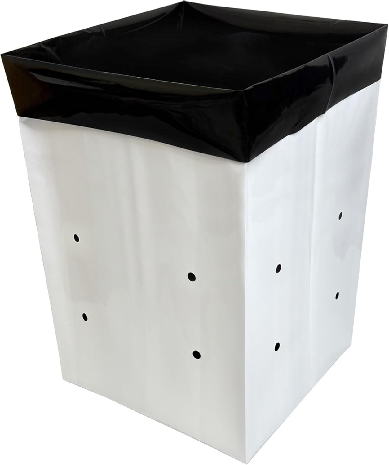 A.A 3 Gallon Grow Bags Black and White Poly Nursery Bags for Plants, Tree Grow, Greenhouse (50 Pack)