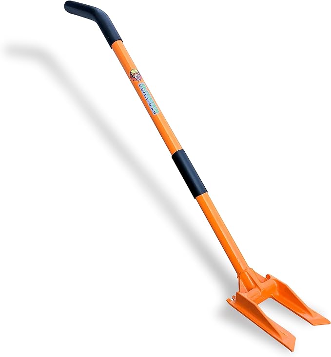 48” Round Handle Demolition Bar – Versatile Wrecking & Multi Tool- For Home Renovations and DIYs - Trusted by Contractors, Firefighters & Restoration Professionals