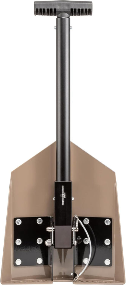 DMOS Delta Shovel - Collapsible Heavy-Duty Steel Folding Shovel for Camping, Overlanding, Survival, Military, Hunting, & Off-Road Use - Flat Dark Earth - Pro