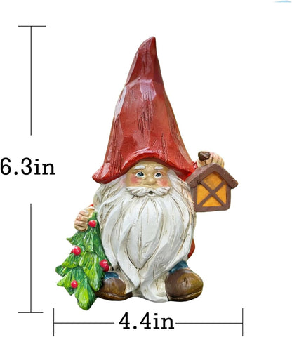Garden gnome Statue Decoration, 6.4", for Indoor and Outdoor Home Balcony, Courtyard, and Lawn, Suitable for gnome and Gardening Enthusiasts, a Gift for mom, Women, or Birthday Present.