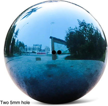 Stainless Steel Blue Gazing Mirror Ball,12inch