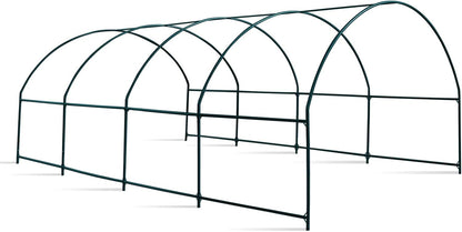 Strong Camel Greenhouse Replacement Frame for Outdoor Larger Hot Garden House , Support Arch Frame Climbing Plants/Flowers/Vegetables (20' X 10' X 7', Frame)