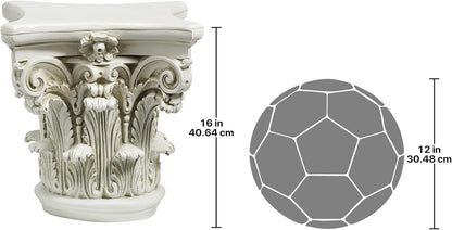 Design Toscano The Corinthian Pillar, Capital Small