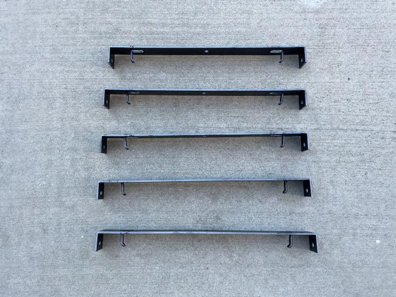 Sandbaggy 10" x 1 ⅛" Concrete Spreader Cleats - 1 ⅛" Plywood - Form Clips - Black Annealed Steel - Maintains Consistent 10 inch Wall Thickness (10" Wall, 1-1/8" Ends, 80, Count)