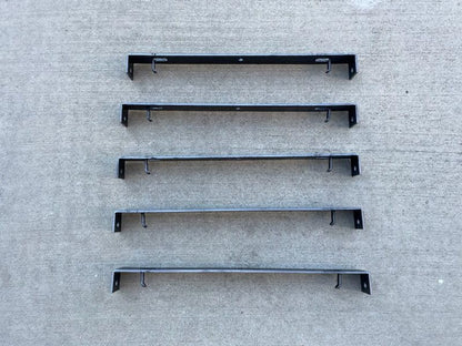Sandbaggy 10" x 1 ⅛" Concrete Spreader Cleats - 1 ⅛" Plywood - Form Clips - Black Annealed Steel - Maintains Consistent 10 inch Wall Thickness (10" Wall, 1-1/8" Ends, 80, Count)