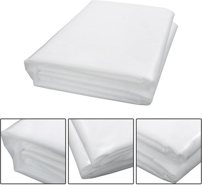 24 x 25FT Greenhouse Plastic Sheeting, 6 Mil Heavy Duty Clear Polyethylene Film, Covering for Gardening, Farming