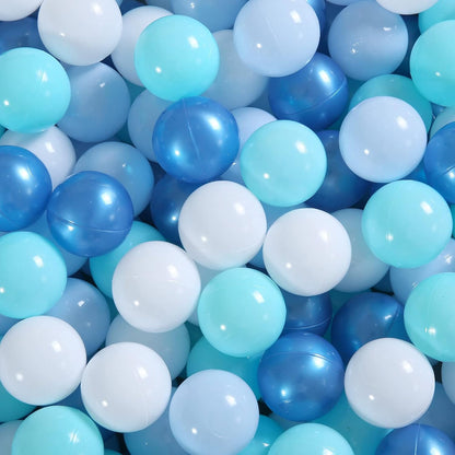TRENDPLAY Plastic Balls for Ball Pits 2.2 Inch, Pack of 50 100 200 500 Hollow Balls, Perfect for Toddler Baby Pools,Party,Festival Decoration