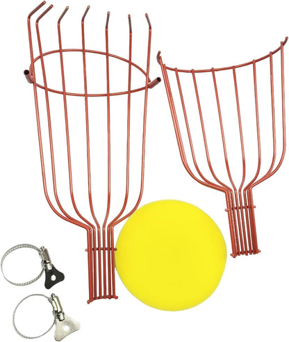 Stainless Steel Fruit Picker Basket Tool for Apple, Cherry, Berry, Orange, Blueberry, Mango, Avocado, Lemon, Peach Harvesting (Only Head)