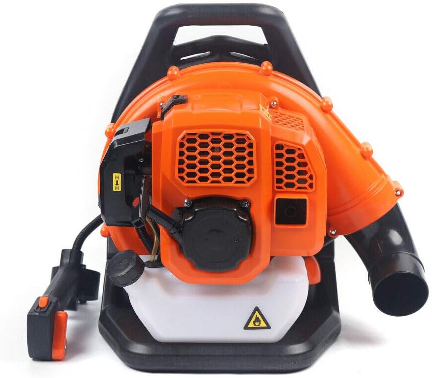 2-Strokes Gas Leaf Blower Backpack Gas-Powered Backpack Blower 42.7CC Engine Backpack Blower Commercial Blower for Lawn Garden Blowing Leaves Snow Debris and Dust