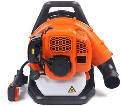 2-Strokes Gas Leaf Blower Backpack Gas-Powered Backpack Blower 42.7CC Engine Backpack Blower Commercial Blower for Lawn Garden Blowing Leaves Snow Debris and Dust