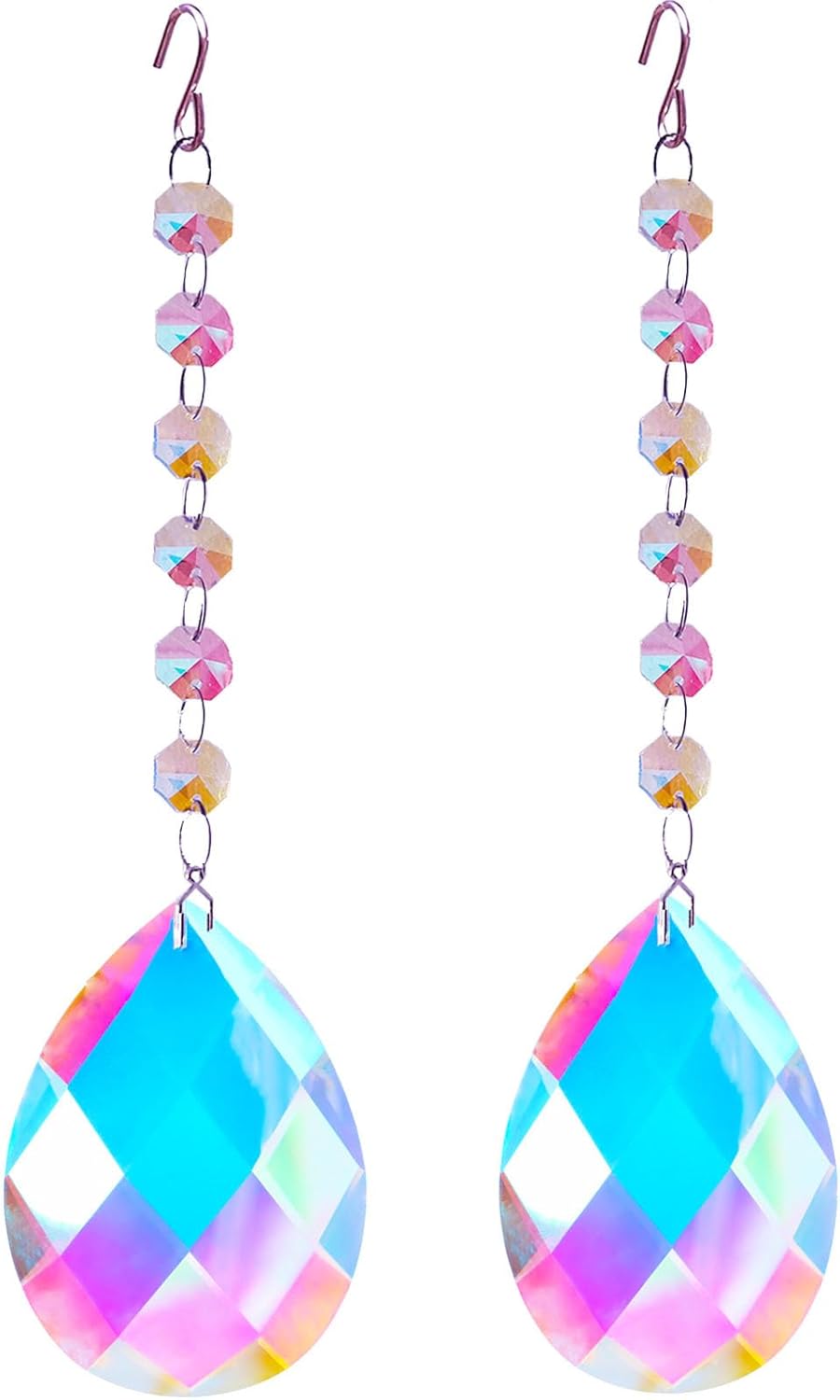 2PCS Colorful Sun Catcher Rainbow Maker F