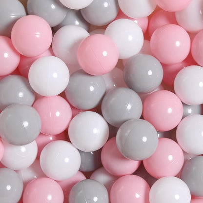 TRENDPLAY Plastic Balls for Ball Pits 2.2 Inch, Pack of 50 100 200 500 Hollow Balls, Perfect for Toddler Baby Pools,Party,Festival Decoration