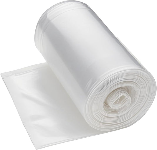 30 Ggallon Trash Bags, Pack of 10 Large Trash Bags Garbage Bag, 76x93.8cm,33.5g/pc, Unscented, White