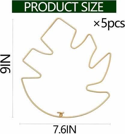 5PCS Durable Monstera Plant Stem Support Stake with Adjustable Leaf Holders - Plant Support Kit for Indoor Botanicals, Cactus Stabilizers, and Turtle Shell Climbers - Ideal for Plant Enthusiasts