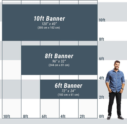 Let's Make Memories Personalized Graduation Banner Class of 2025 - Graduation Party Decorations - Congratulations Banner - Indoor/Outdoor Vinyl - Best in Class - Blue - 6 ft.