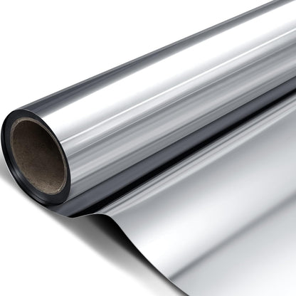 4 x 200 Ft Highly Reflective Film Roll Heavy Duty Horticulture Film Roll for Outdoor Indoor Plant Grow Tent Warm House Greenhouse Room, 2 Mil Silver
