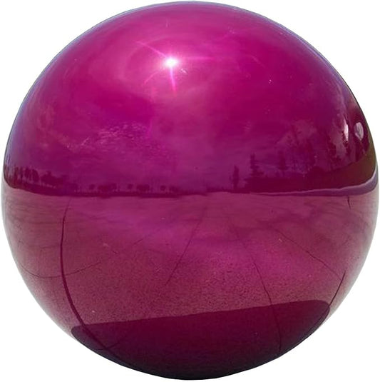 Decorative Garden Gazing Ball, Home Garden Gazing Globe Mirror Balls, Polished Stainless Steel Shiny Sphere, Ideal As a Housewarming Gift (Dia:25cm/10 inches)
