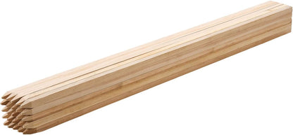 VEVOR Wooden Garden Stakes, 25 Pcs 48x0.75x0.75 in Survey Grading Stakes, Garden Ground Stake with Sharp Point, Fir Wood Plant Support Stake, Sign Posts for Silt Fence Backyard Boundaries Baselines