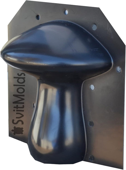 SvitMolds Concrete Mold DIY 3D Mushrooms Black ABC Plastic Statue Decor Garden Decor Decoration