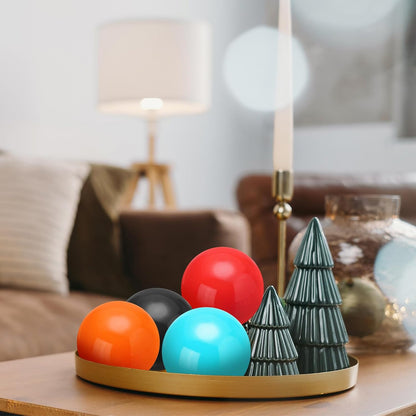 uxcell 2 Pcs Gazing Globe Decor Ball 3.5 Inch 90mm Reflective Garden Sphere Hollow Ball, Seamless Stainless Steel Gazing Ball, Smooth Mirror Globe for Garden Home Decor, Bright White