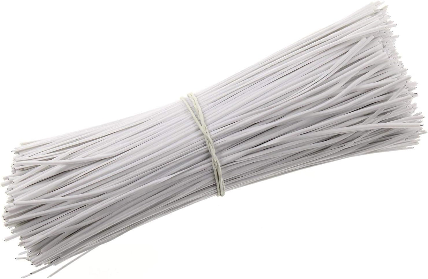6 Inch Twist Ties,Ulifestar Cable Ties Bag Ties Plastic Coated Twist Ties 1000 Pack (White)