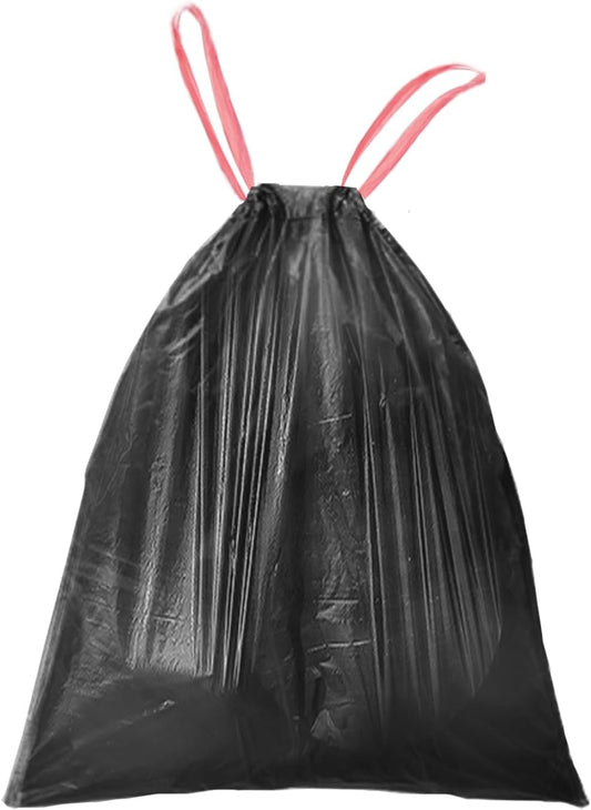 4 Gallon Trash Bag Drawstring, Small Garbage Bags, 1.2Mil Thickness, 45 * 50cm, 5.5g/pcs, Pack of