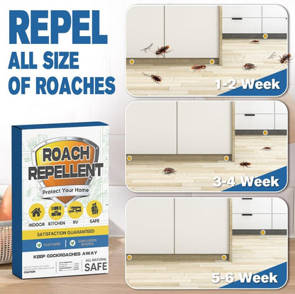 Roach Repellent, Cockroach Repellent Indoor Home, Roaches Deterrent, Keep Roaches Away, Pet Safe Roach Repeller Outdoor, Get Rid of Roaches-8P