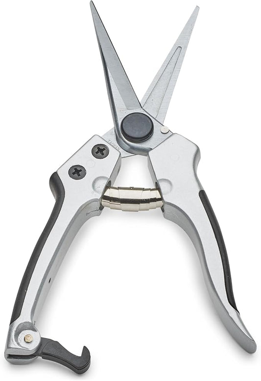 Pruning Shears - Garden Scissors Florist Snips - 2.5” Blades - Flower Scissors for Cutting Fresh Flowers, Trimming, or Harvesting Herbs or Fruit - Pruners for Gardening Tools by Kings County Tools